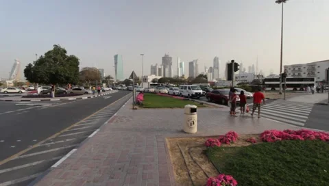 Dubai City Stock Footage 1100260