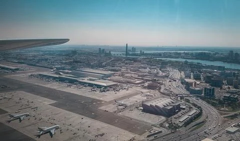 Dubai city view Stock Photos