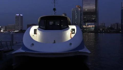 Dubai Creek In The Evening Video stock 3778108