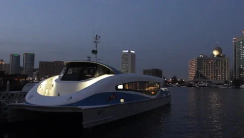 Dubai Creek In The Evening Stock Footage 3779213