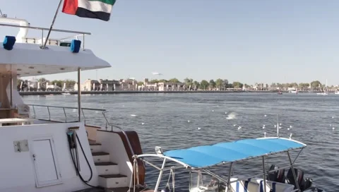 Dubai Creek Stock Footage 1107919