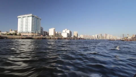 Dubai Creek Stock Footage 1118082