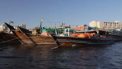 Dubai Creek Stock Footage 1159815