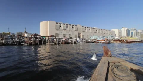 Dubai Creek Stock Footage 1159832