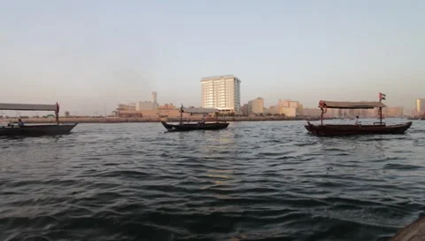 Dubai Creek Stock Footage 1427473