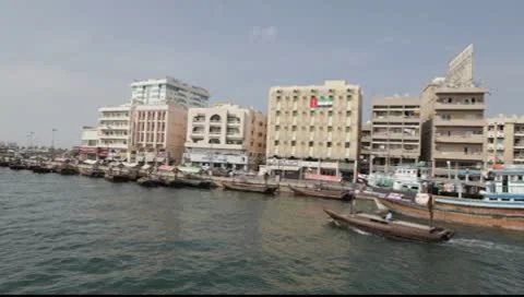 Dubai Creek Stock Footage 10590151