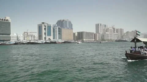Dubai creek Stock Footage 12475149