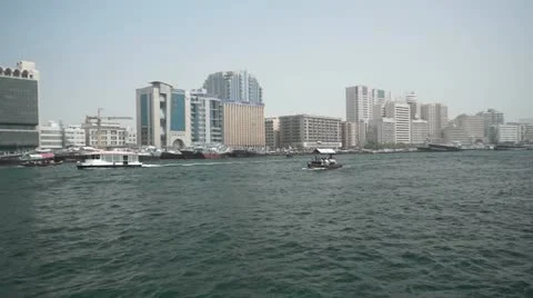 Dubai creek Stock Footage 12475249