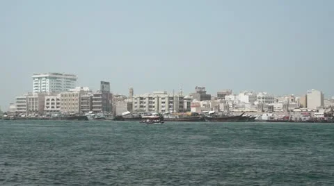 Dubai creek Stock Footage 12475791