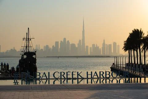 Dubai Creek Harbour Stock Photos
