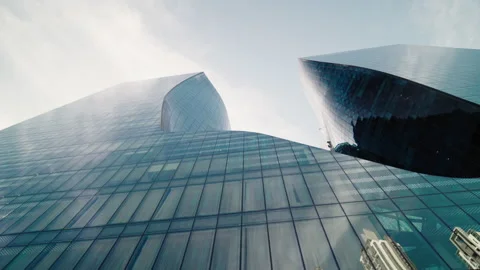 Dubai Cube Building Stock-Footage 236028657