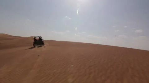 Dubai Desert Buggy  2 Video stock 8961292