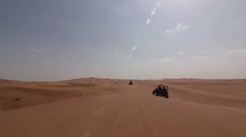 Dubai Desert Buggy  3 Stock Footage 8961291
