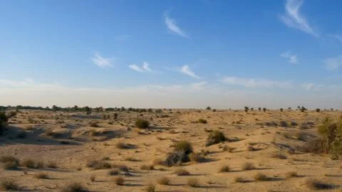 Dubai Desert Stockfoto's