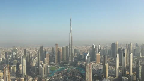 Dubai down town Drone 库存影片 157257895