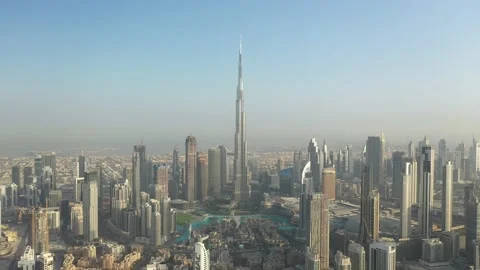 Dubai down town 库存影片 157257842
