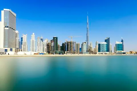 Dubai downtown Stock Photos