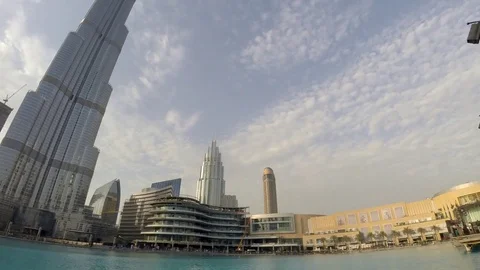Dubai downtown timelapse Stock Footage 73427144