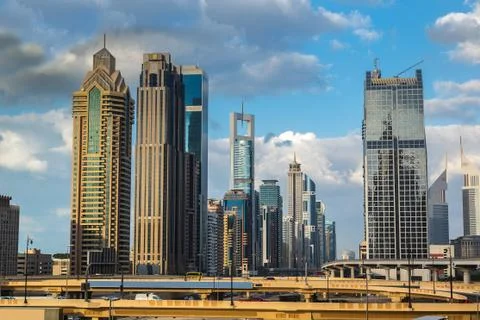 Dubai downtown, UAE Stock Photos