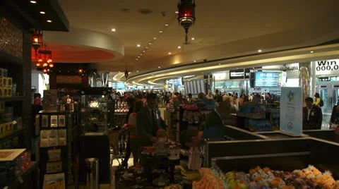 Dubai duty free Stock Footage 10792142