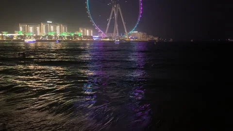 Dubai Ferris Wheel Stock Footage 250597519