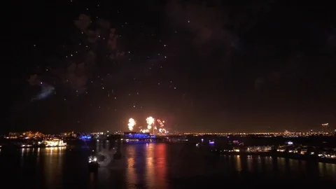 Dubai Fireworks 3 Vídeo Stock 102212761
