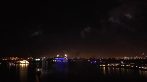 Dubai Fireworks 5 Vídeo Stock 102212839