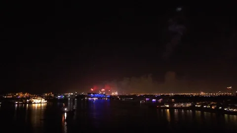 Dubai Fireworks 6 Vídeo Stock 102212744