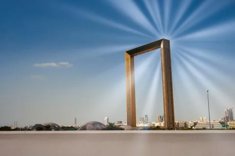 Dubai Frame Stock Photos