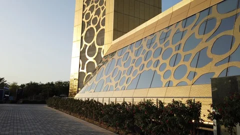 Dubai frame sunset 4k Stock Footage 102533388