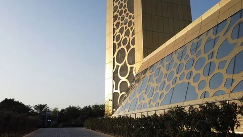 Dubai Frame sunset 4k Stock Footage 102533890