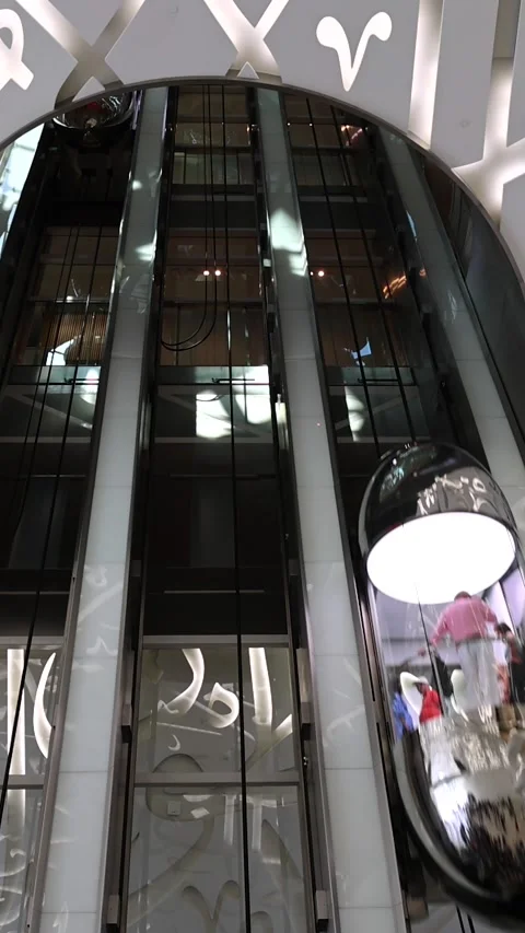 Dubai Future Museum, an exhibition for innovative and futuristic technologies. Stock Footage 299769708