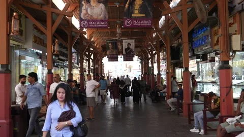 Dubai Gold Souk Stock Footage 256574966