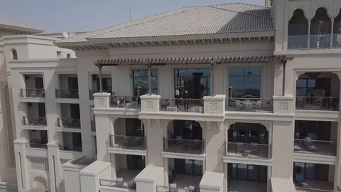 Dubai Hotel drone Stock Footage 121210539