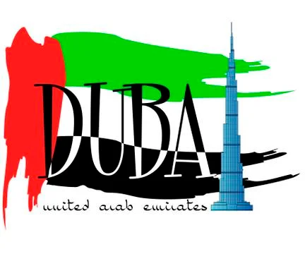 Dubai Stock Illustration
