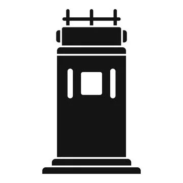 Dubai kiosk icon, simple style Stock Illustration