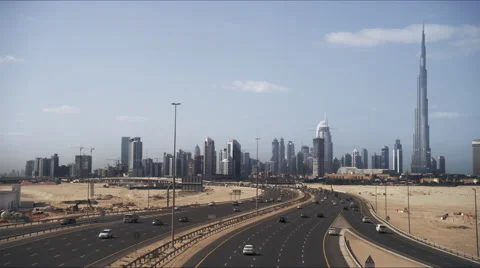 Dubai Landscape Video stock 63986926
