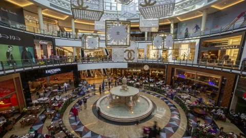 Dubai Mall Timelapse Stock Footage 239500912