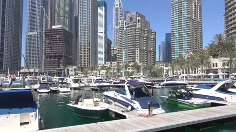 Dubai Marina 2 Stock Footage 86827845