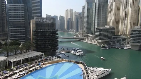 Dubai Marina 2 Stock Footage 102616136
