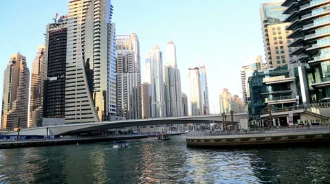 Dubai marina 6 Stock Footage 45726744