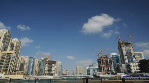 Dubai Marina Stock Footage 315253