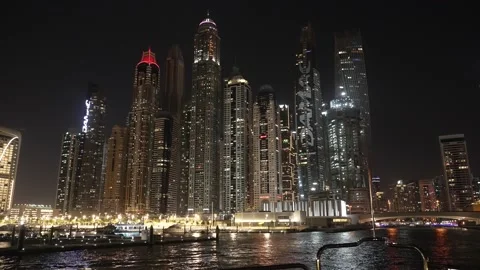 Dubai Marina Video stock 168821159