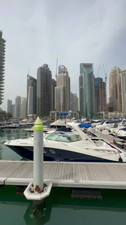 Dubai Marina Stock Footage 236824493