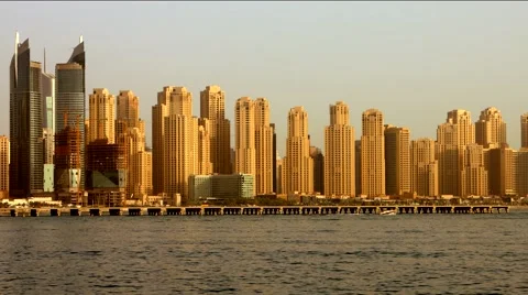 Dubai Marina Panoramic View 動画素材 50623006