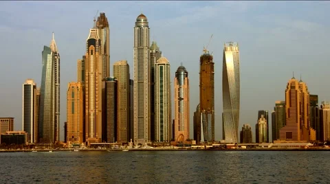 Dubai Marina Panoramic View 動画素材 50636323