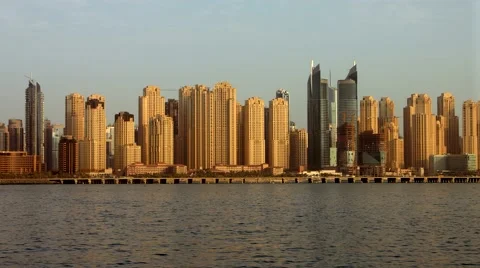 Dubai Marina Panoramic View 動画素材 50636863