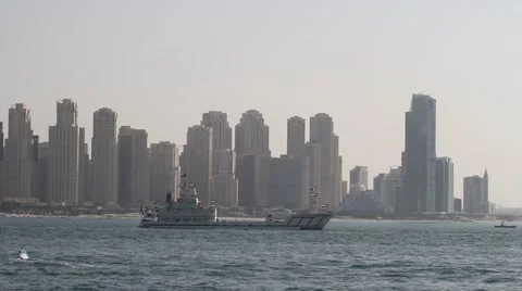 Dubai Marina Skyline Видео 44456577