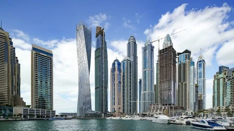 DUBAI Marina Timelapse 動画素材 81813186