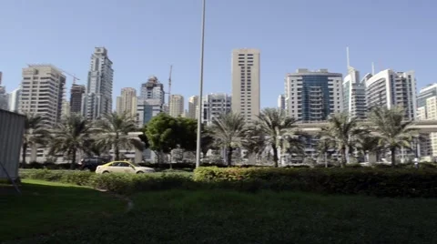 Dubai Marina UAE Stock Footage 60768142